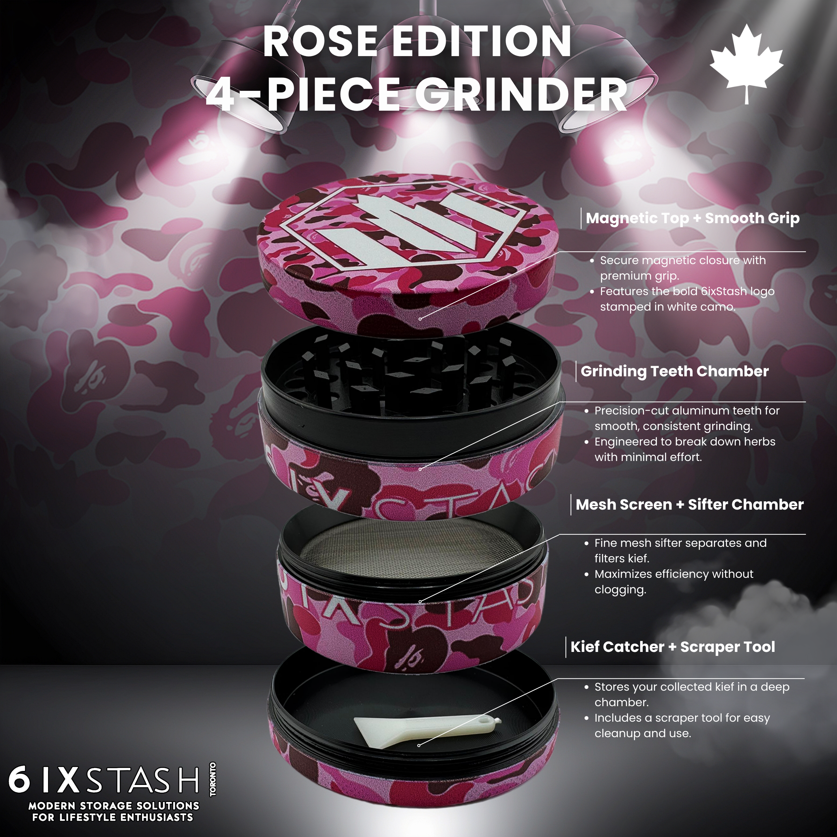 6ixStash Grinder – Limited Editions